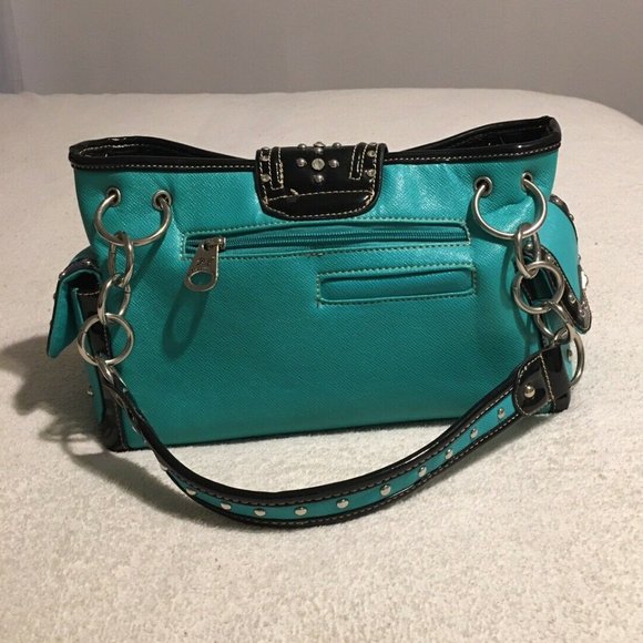 Rustic Couture Studded Purse - Picture 2 of 10